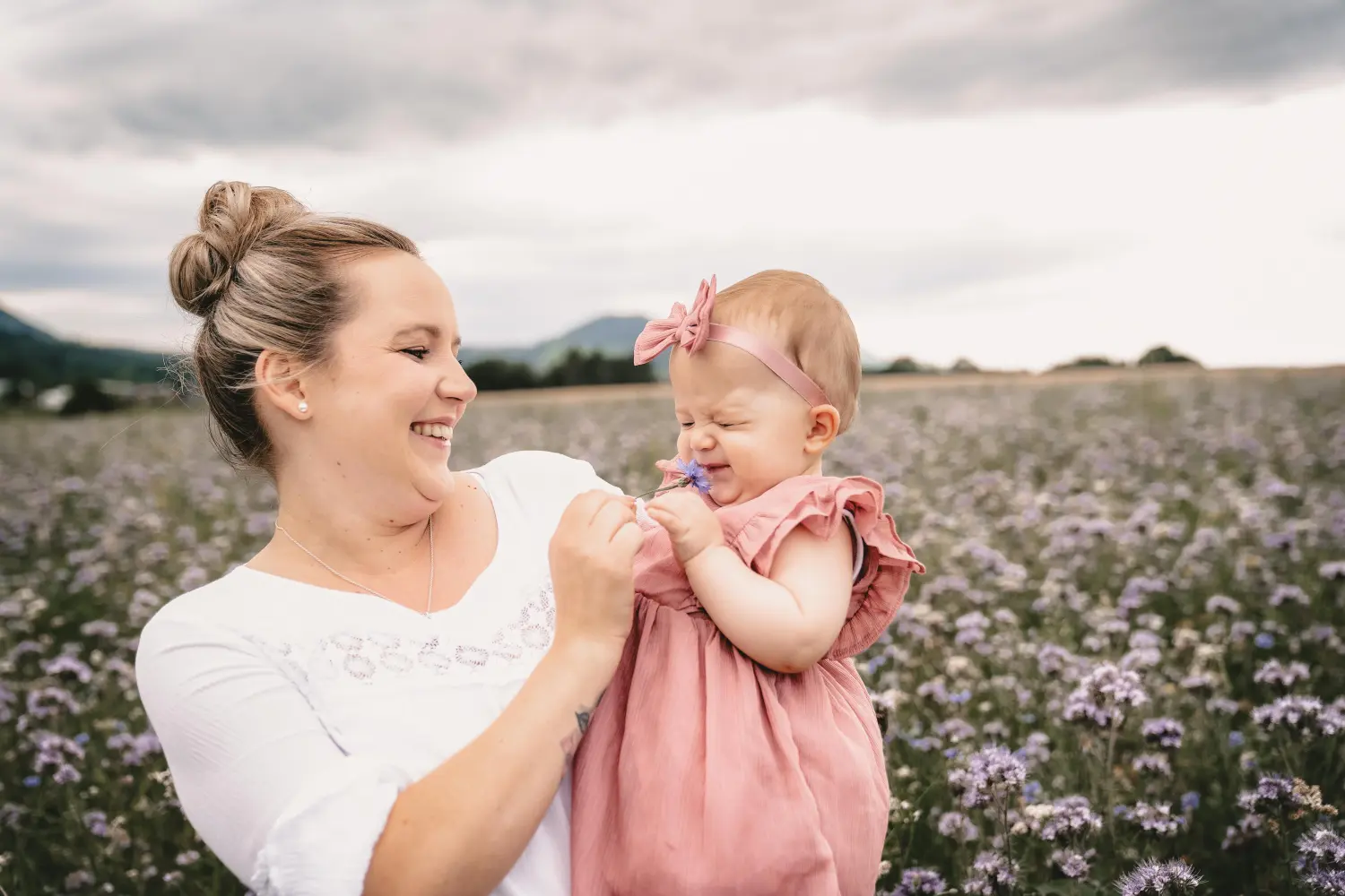 Melissa Herkommer Photography, Familie, Mutter und Baby