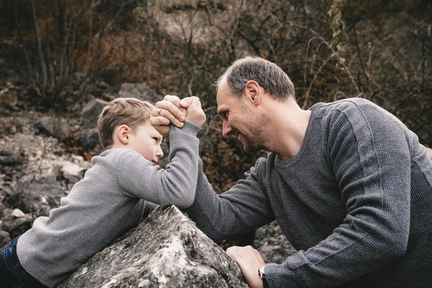 Melissa Herkommer Photography, Familie, Vater und Junge